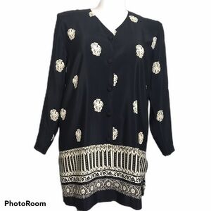 Brooke Chapman vtg tunic blouse. Small